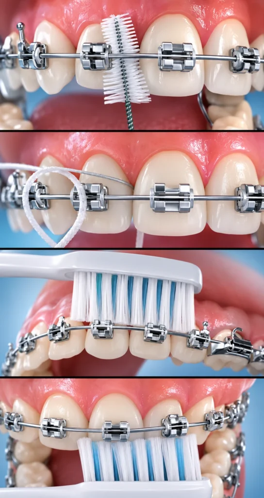 Ho messo l'Apparecchio Ortodontico - Studio dentistico Ferlin - dentista a Legnago Come pulire i denti con lapparecchio - Studio dentistico Ferlin - dentista a Legnago