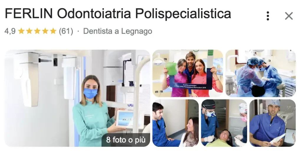 Recensioni positive clienti - Studio dentistico Ferlin - Impiantologia a carico Immediato