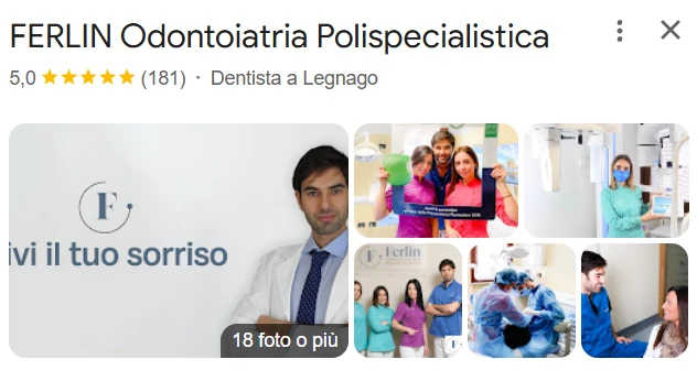 Ferlin recensioni google - Studio dentistico Ferlin - dentista a Legnago